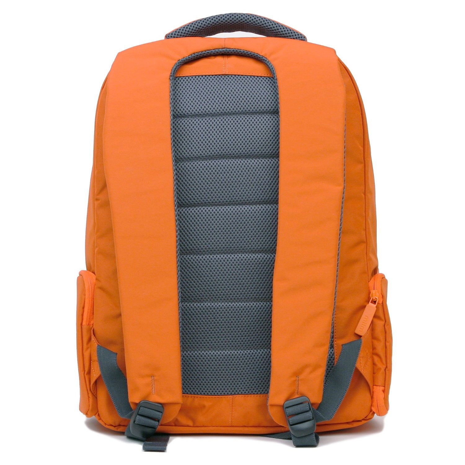 bright orange backpack