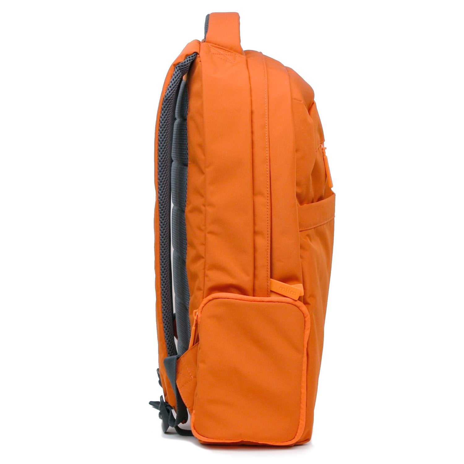 bright orange backpack